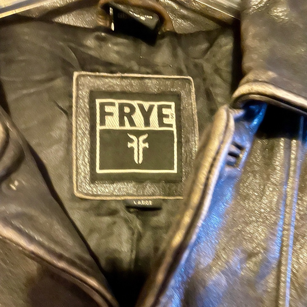 Frye Leather Authentic Vintage Jacket